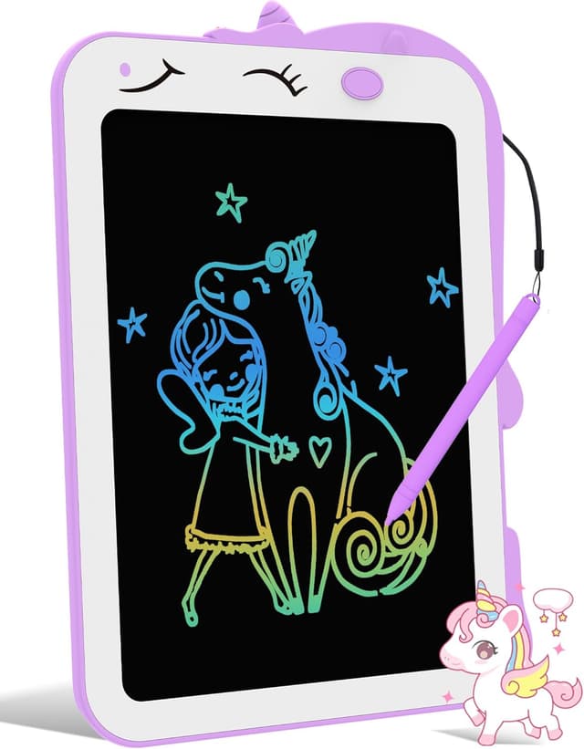 Detalle de Tablette dessin enfant licorne (tableau magique effaçable) 8,5 pouces