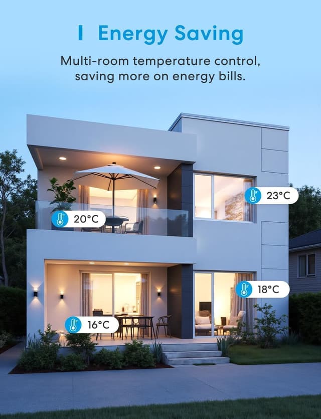 Thumbnail 6 de Meross Smart Thermostat for Combi Boiler