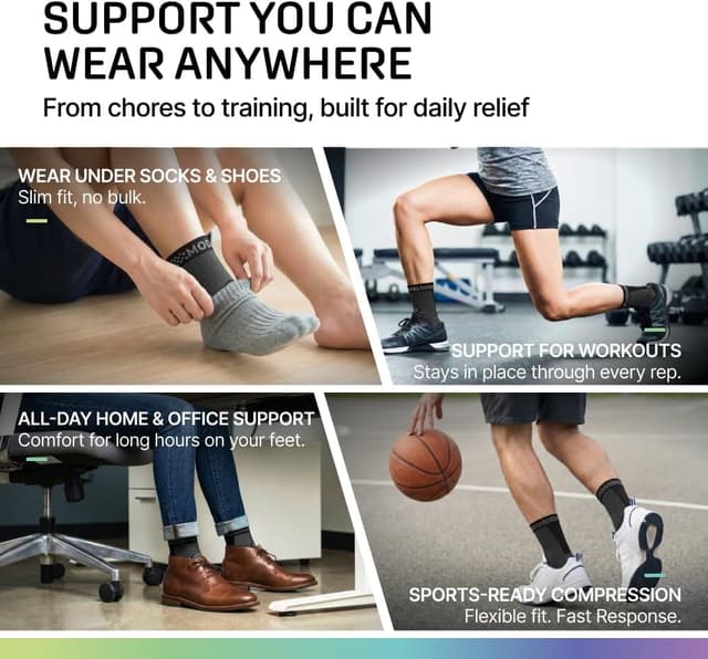 Thumbnail 4 de Modvel Foot & Ankle Brace Socks for Sprained Ankle