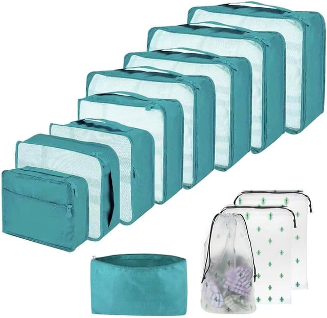 Thumbnail 6 de Große Koffer Organizer 40×20×25 (6er-Set) – Deep Packing Cubes aus Mesh für Familienreisen, Zuhause & mehr