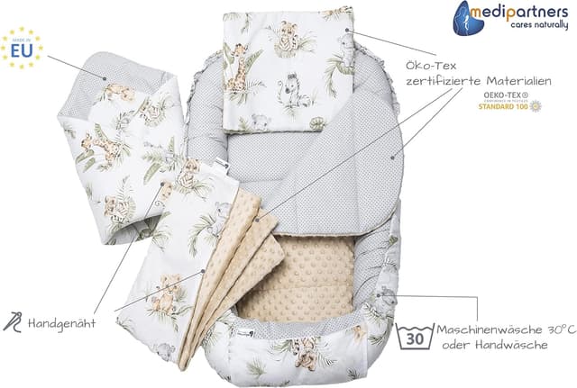 Thumbnail 2 de Medi Partners Babynest Nestchen 100x60x10