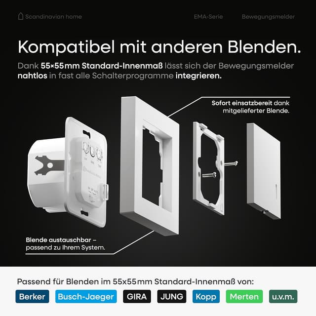 Thumbnail 2 de Scandinavian home Bewegungsmelder Innen