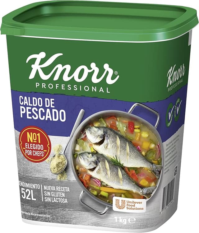 Imagen de Knorr Caldo de Pescado Sazonador 1000g 🐟 Sabor del Mar en OfertitasTOP