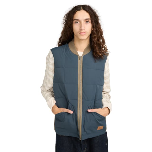 Detalle de Element Union Quilted Chaleco en quilt de hombre