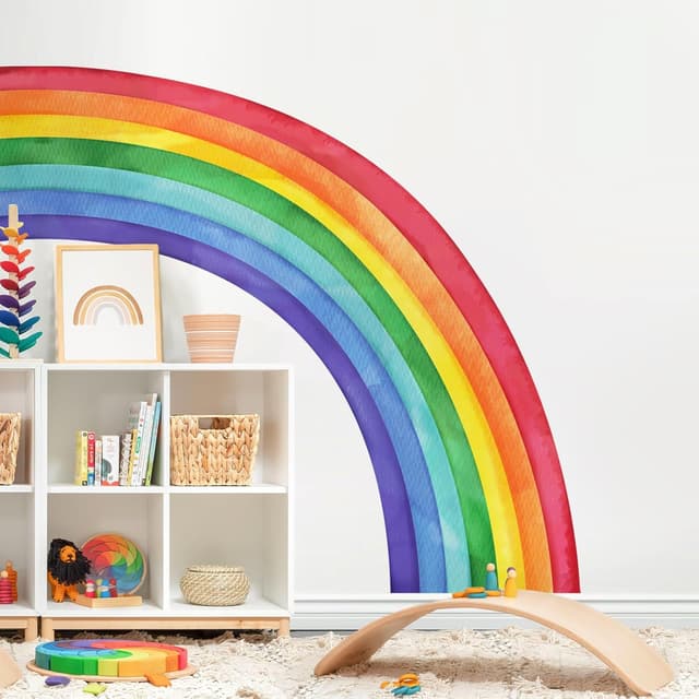 Detalle de Rainbow wall stickers 158 x 143 cm