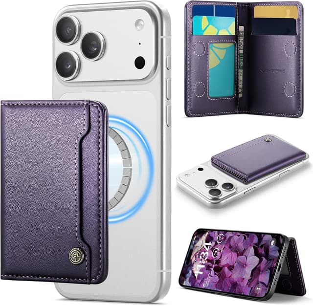 Detalle de Vinich MagSafe Card Wallet, RFID Blocking