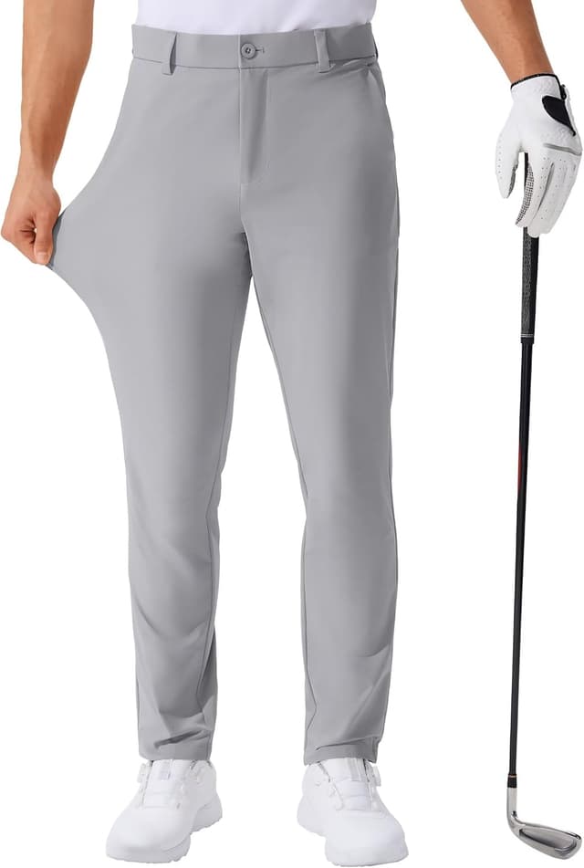 Detalle de QPNGRP Men’s Lightweight Stretch Golf Pants (30/32/34 Inseam)
