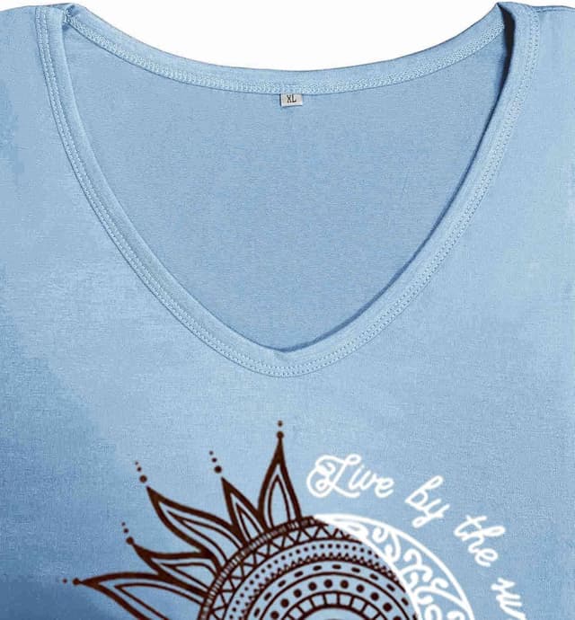 Detalle 1 de Teesho Damen T-Shirt Langarm Crop Top