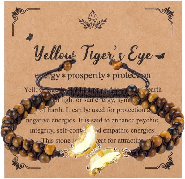 Detalle de Crystal Butterfly Bracelet 4mm Beads