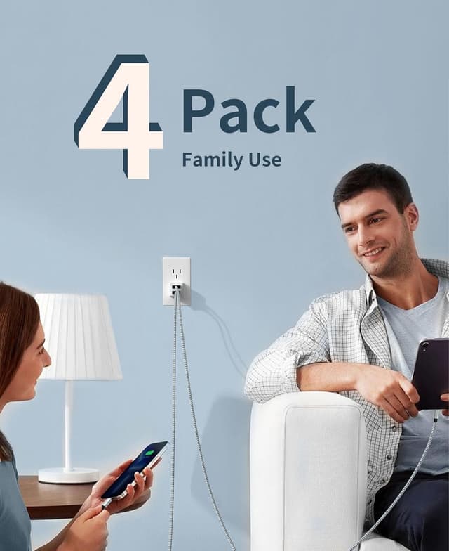 Thumbnail 4 de IDISON iPhone lightning cable 4‑pack, 2M–3M lengths