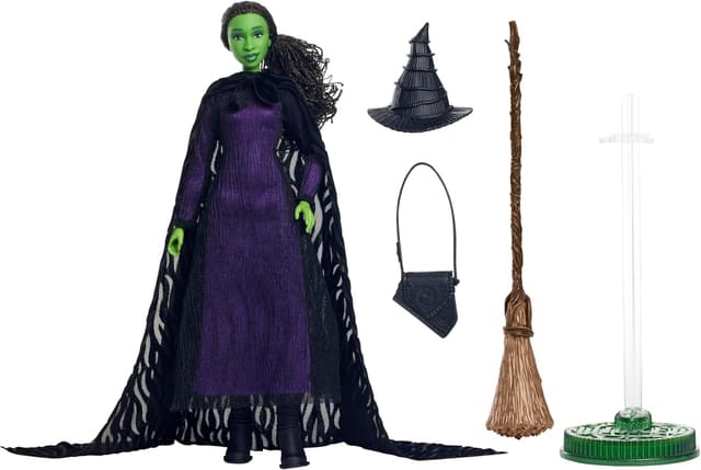 Thumbnail 4 de Mattel Wicked Elphaba Muñeca articulada con accesorios 🎬