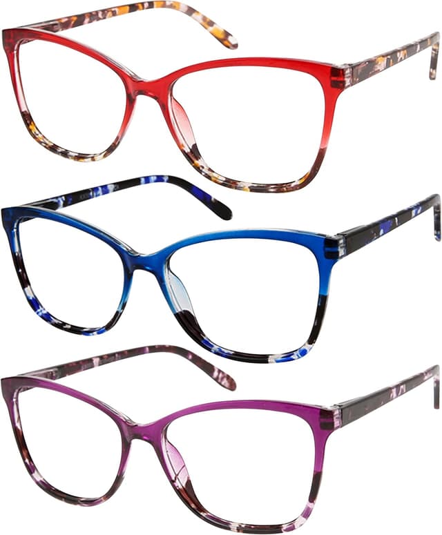 Detalle de Dolarosey Blue Light Reading Glasses 3 Pack