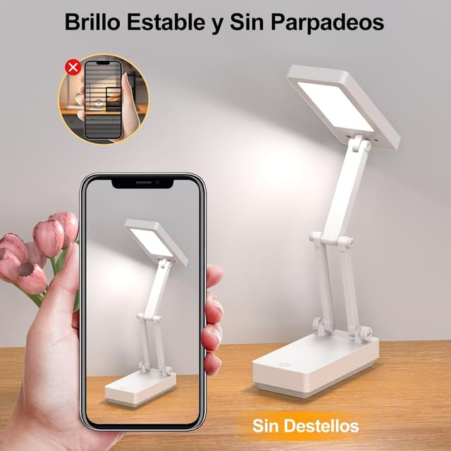 Thumbnail 5 de Lámpara de escritorio LED rechargeable con modos y táctil