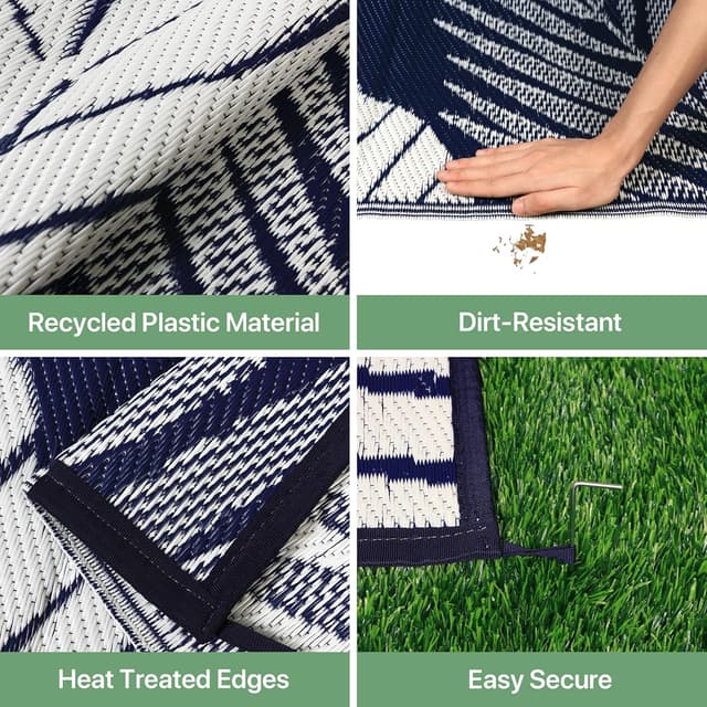 Thumbnail 3 de Genimo Tappeto 180x275 cm blu navy per esterno