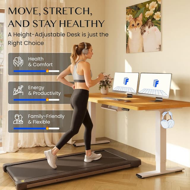 Detalle 2 de FlexiSpot FlexiSpot Schreibtisch 160 x 80 cm