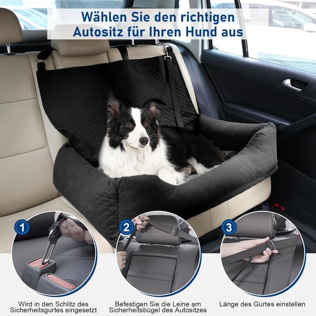 Thumbnail 6 de Honey Paws Protection Voiture Chien : hamac sécurisé pour panier et siège auto