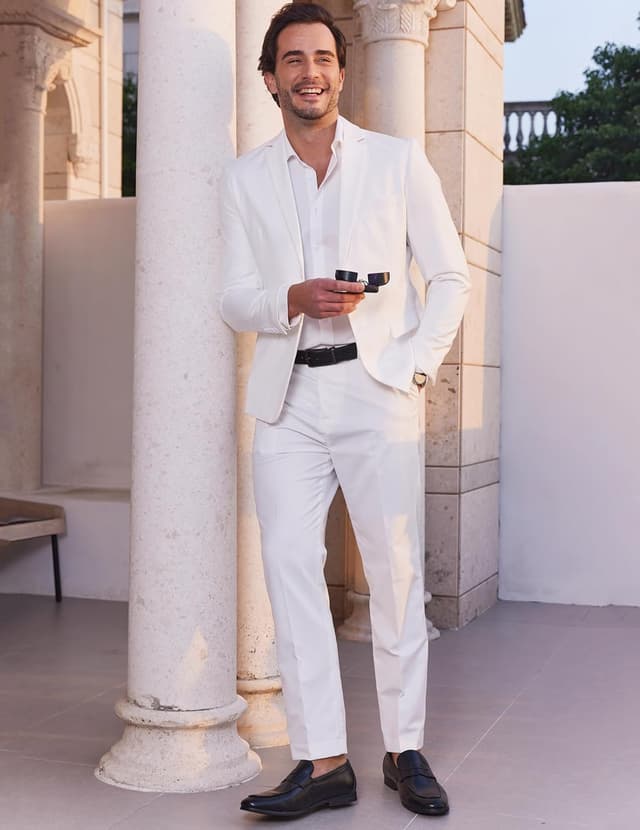 Detalle 2 de COOFANDY 2 Piece Classic Fit Suit