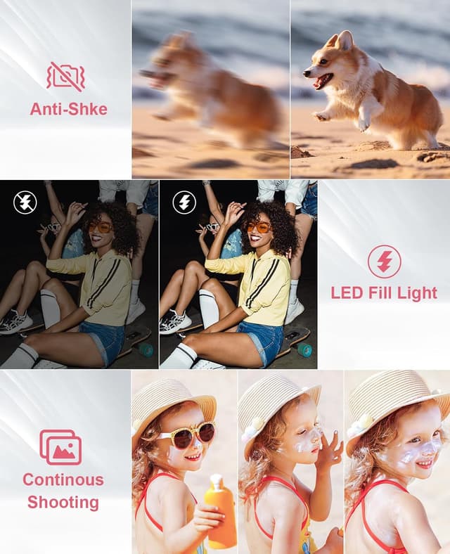 Thumbnail 5 de Digital Camera 1080P 44MP Compact Camera 16x Zoom