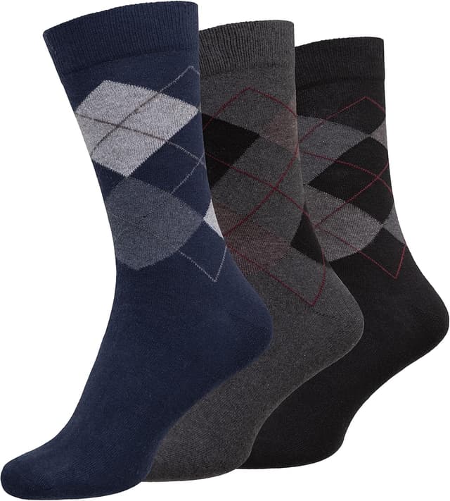 Detalle de Cob Stallion black men’s heel-and-toe style socks multipack (6–11 UK)