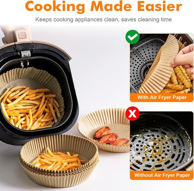 Thumbnail 4 de GRIFEMA Carta da forno per friggitrice ad aria 100 pezzi