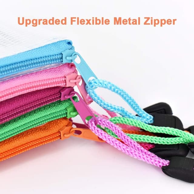 Detalle de A6 Mesh Pencil Pouch 20 pcs clear organiser ✏