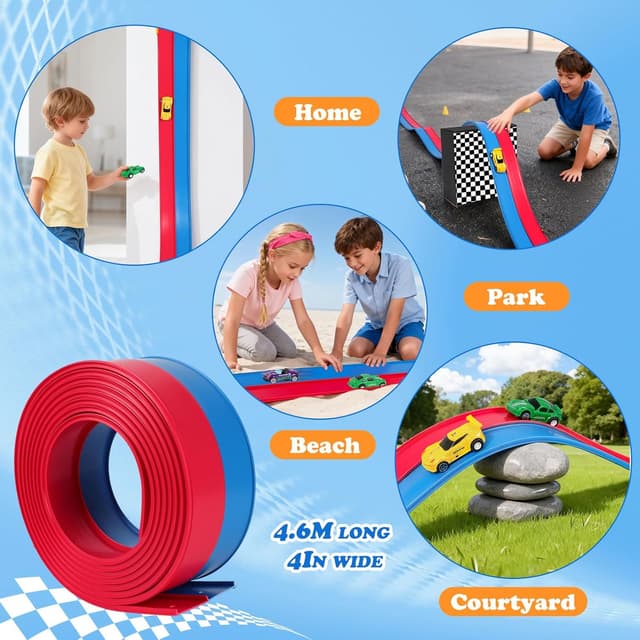 Detalle 2 de Flexible race track 4.6M with 4 cars