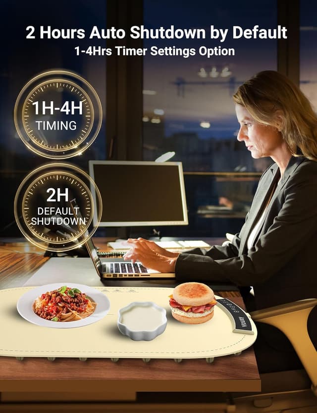 Thumbnail 2 de Warming Mat for Food 7-Setting Electric Tray 🍽