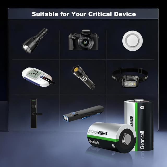 Thumbnail 6 de Granicell CR123A 1500mAh lithium 12-pack