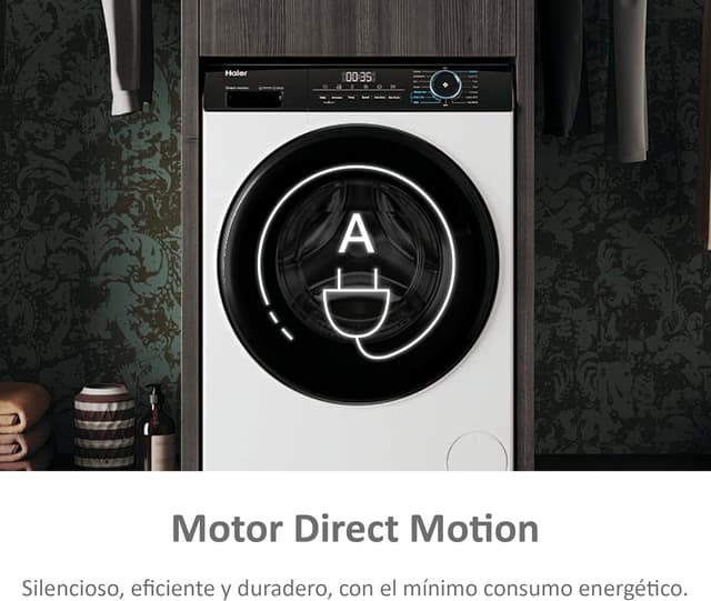 Thumbnail 3 de Haier HW80-B14939-IB Lavadora 8 kg vapor