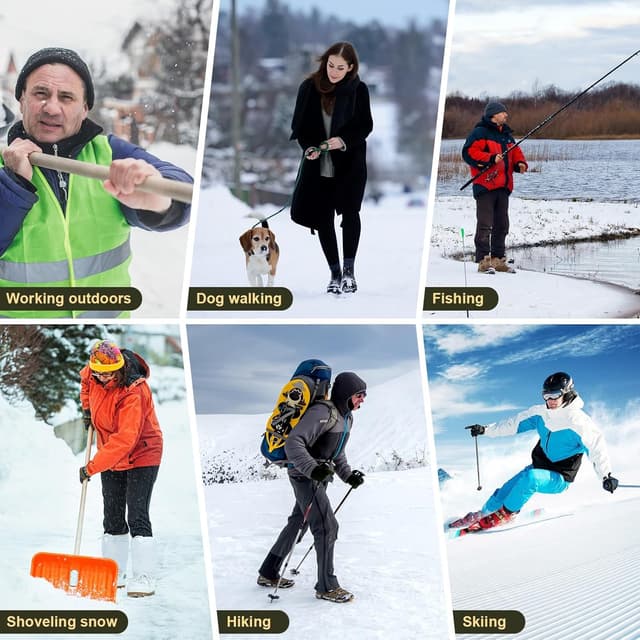 Thumbnail 6 de FEIKELUN 5-in-1 Thermal Balaclava Snood – Windproof fleece face & neck warmer for ski, cycling and outdoor winter