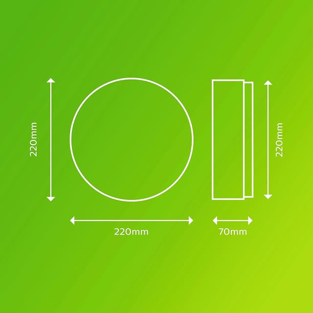 Thumbnail 6 de Philips Doris - Plafón LED exterior negro 🌟