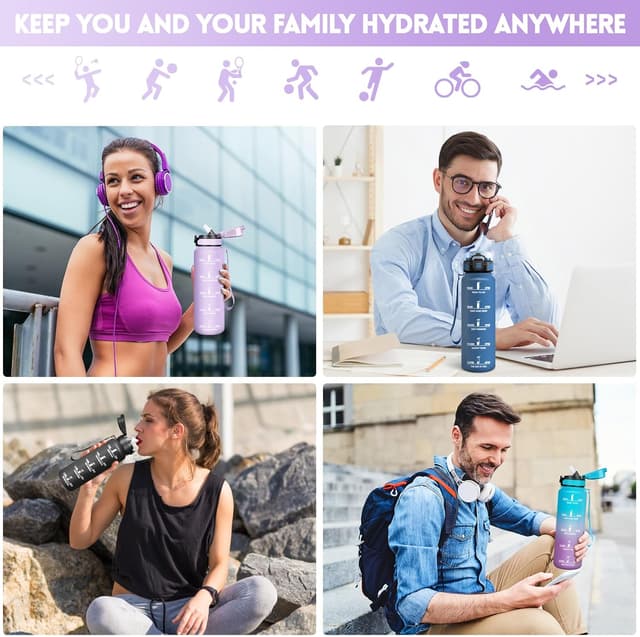 Thumbnail 6 de HoneyHolly Borraccia 1 litro con cannuccia