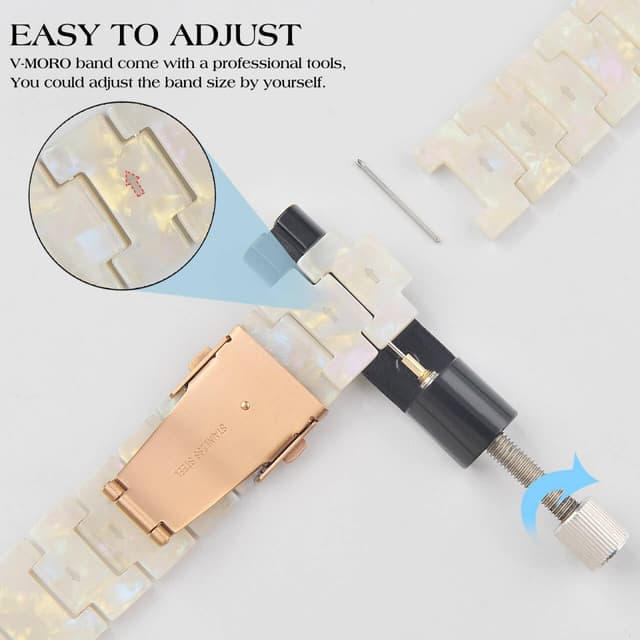 Detalle 2 de V-MORO Resin Band for Apple Watch Series 7-11