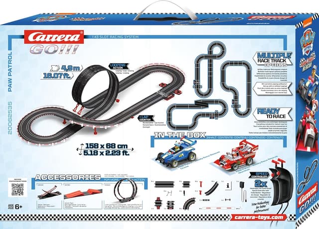 Thumbnail 3 de Carrera GO!!! PAW Patrol Rennbahn 4,9 m 🏎