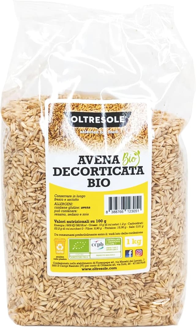 Imagen de Oltresole Avena Italiana Ecológica 1kg 🌾 Cereal Saludable en OfertitasTOP