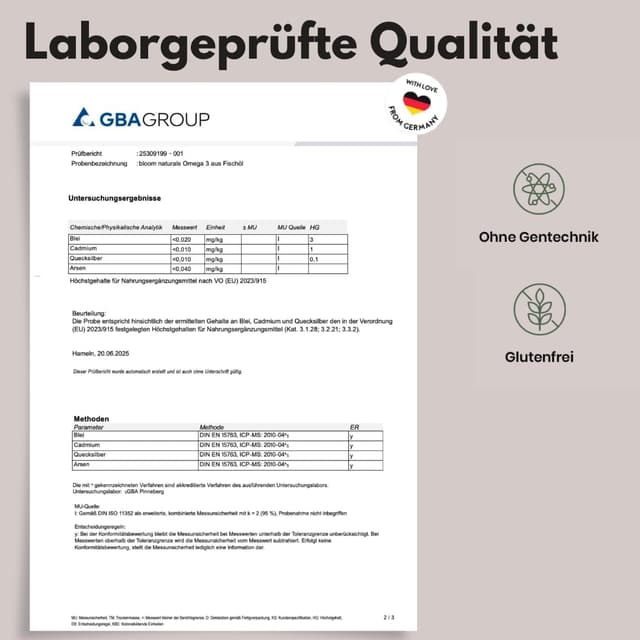 Thumbnail 4 de Omega 3 Kapseln Hochdosiert 400 Kapseln