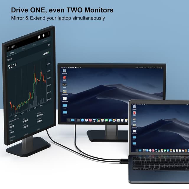 Thumbnail 4 de BENFEI USB C auf DVI Kabel 1,8m