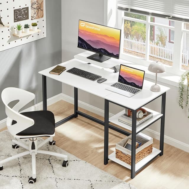 Thumbnail 6 de GreenForest Desk with Monitor Stand 120cm
