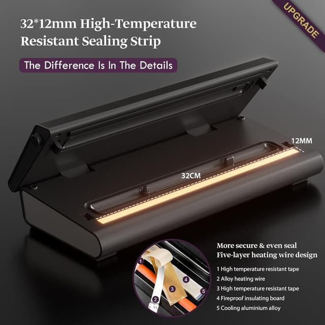 Thumbnail 6 de Mesliese macchina sottovuoto 90 kPa 6 in 1