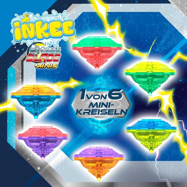 Detalle 2 de INKEE Surprise Blade 5x100g bombe da bagno per bambini