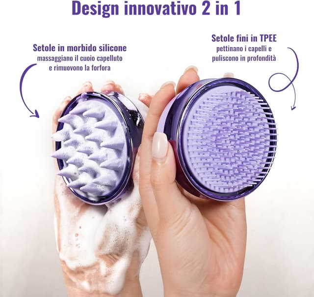 Thumbnail 1 de SHINLEA Spazzola massaggiante per cuoio capelluto