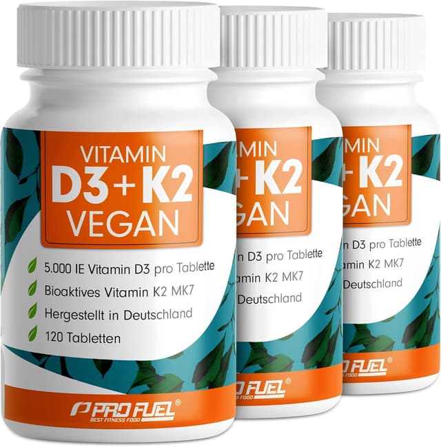 Thumbnail 6 de Vitamin D3 K2 VEGAN 120 Tabletten ⚡