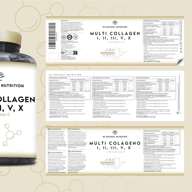 Thumbnail 5 de N2 Natural Nutrition Multi Kollagen 1650 mg 💊