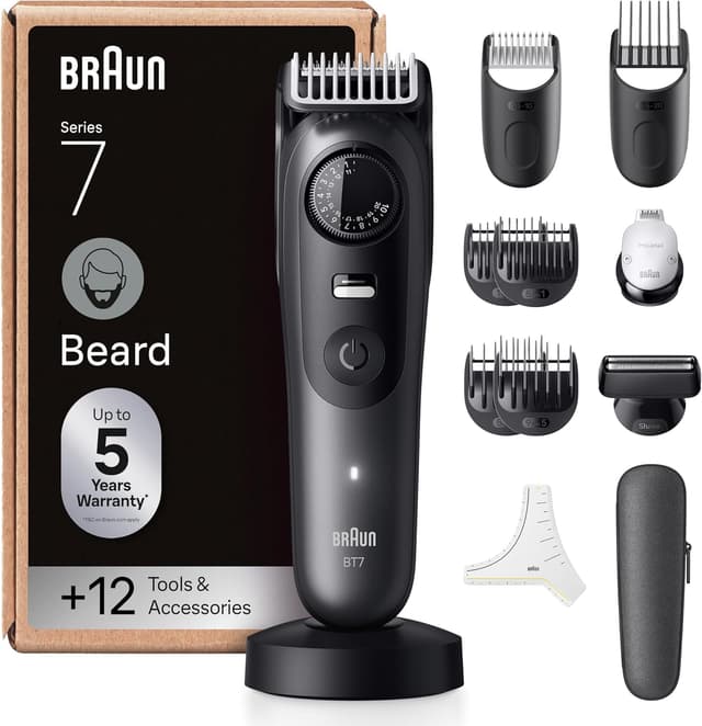 Detalle 2 de Braun Recortadora Series 7 BT7525: Precision y Resistencia 💈