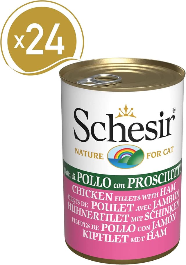 Detalle 2 de Schesir Cibo Umido Gatti Adulti Filetti Pollo 3,36 Kg