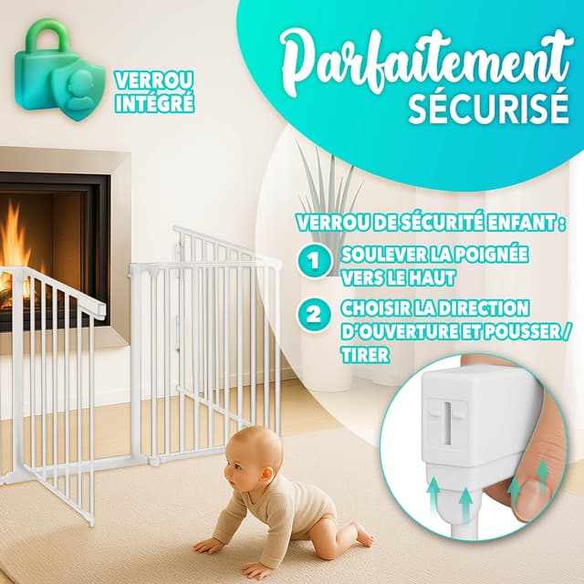 Thumbnail 2 de KIDUKU Barrière de sécurité 300 cm