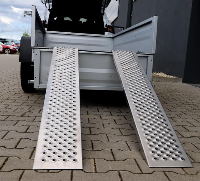 Detalle de Unitec Auffahrrampe Alu für PKW, 150 cm