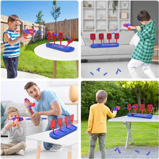 Detalle 1 de Spider Electronic Target with Nerf Toy Gun for Kids