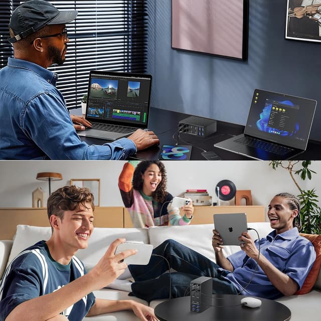 Thumbnail 5 de USB C Charger Block 500W, 12-Port Station 🔌