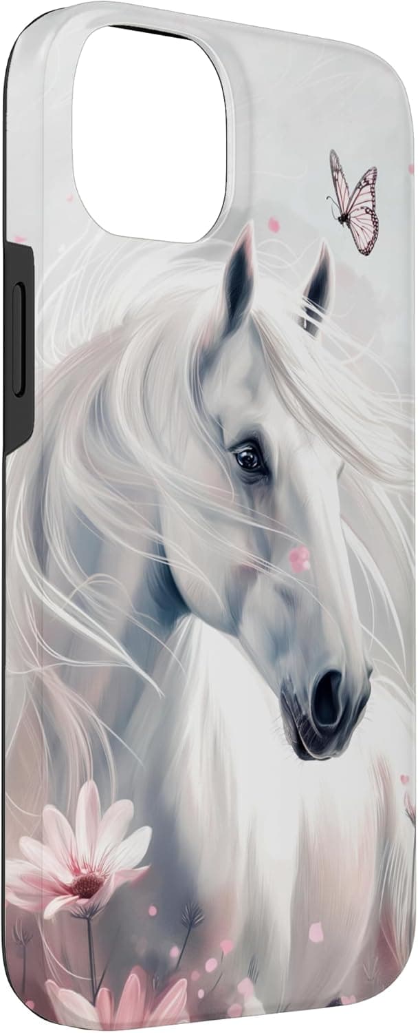 Detalle de Cheval Fleurs Papillon coque iPhone 14 Plus